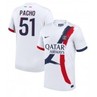 Pánský Fotbalový dres Paris Saint-Germain Willian Pacho #51 2024-25 Venkovní Krátký Rukáv